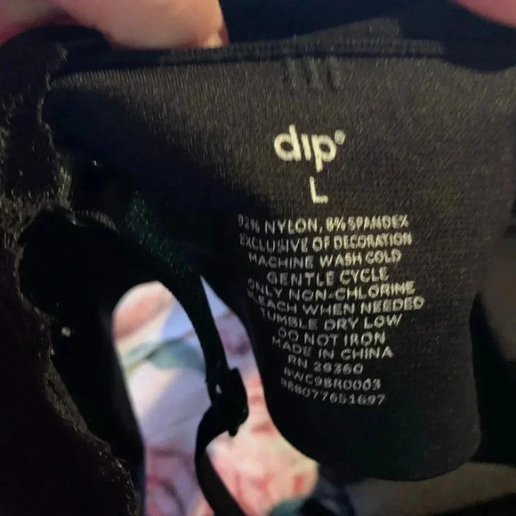 Dip Womens Black Bralette Size Large adjustment strapes, paddling and wirelesss - Picture 6 of 7